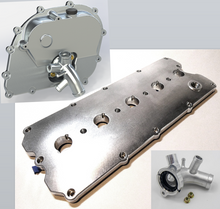 07K Billet Valve Cover, Upper Timing Cover, and Rear Coolant Flange Combo